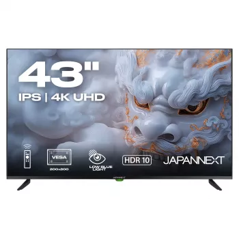 109,2 cm/43 (3840x2160) JAPANNEXT JN-IPS430UHD60F 16:9 IPS 60Hz HDMI USB WLAN garsiakalbis juodas