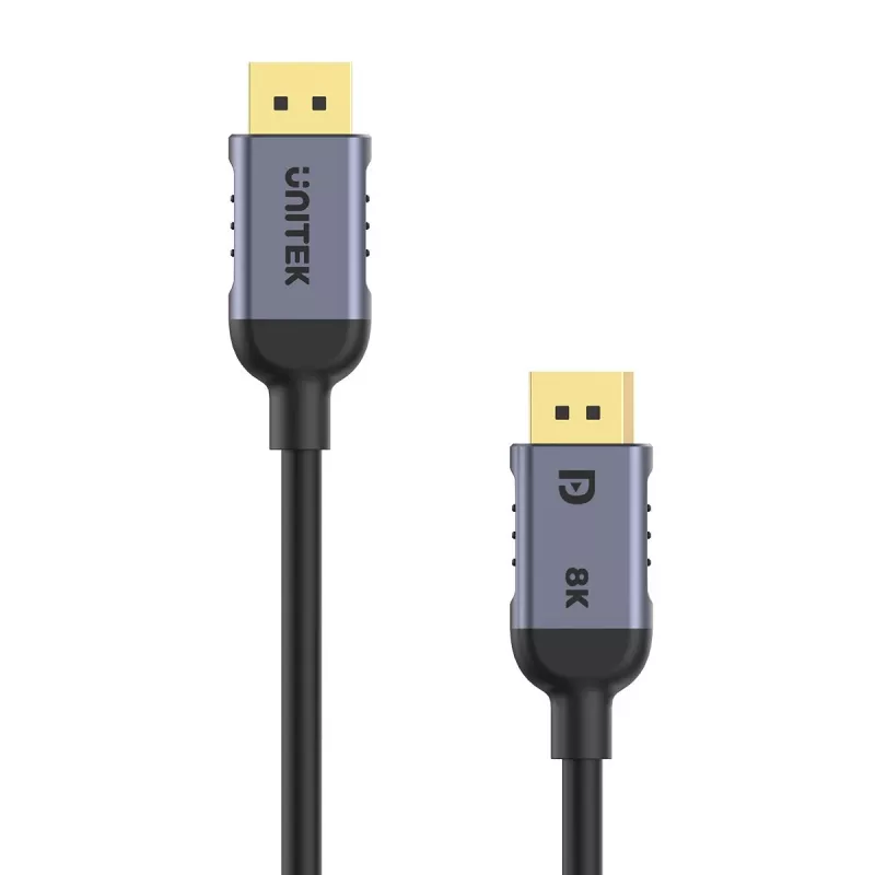 UNITEK C1628GY01-3M DisplayPort kabelis juodas, pilkas