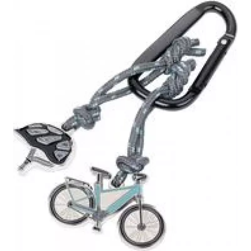 Raktų pakabukas TROIKA E-BIKE KR24-02/BK patvarus dizainas lengvas