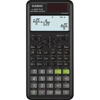 Casio FX-85ESPLUS-2 B Skaičiuotuvas Mokslinis 252 Funkcijos 77X162MM, Kartoninė Dėžutė, Juodas