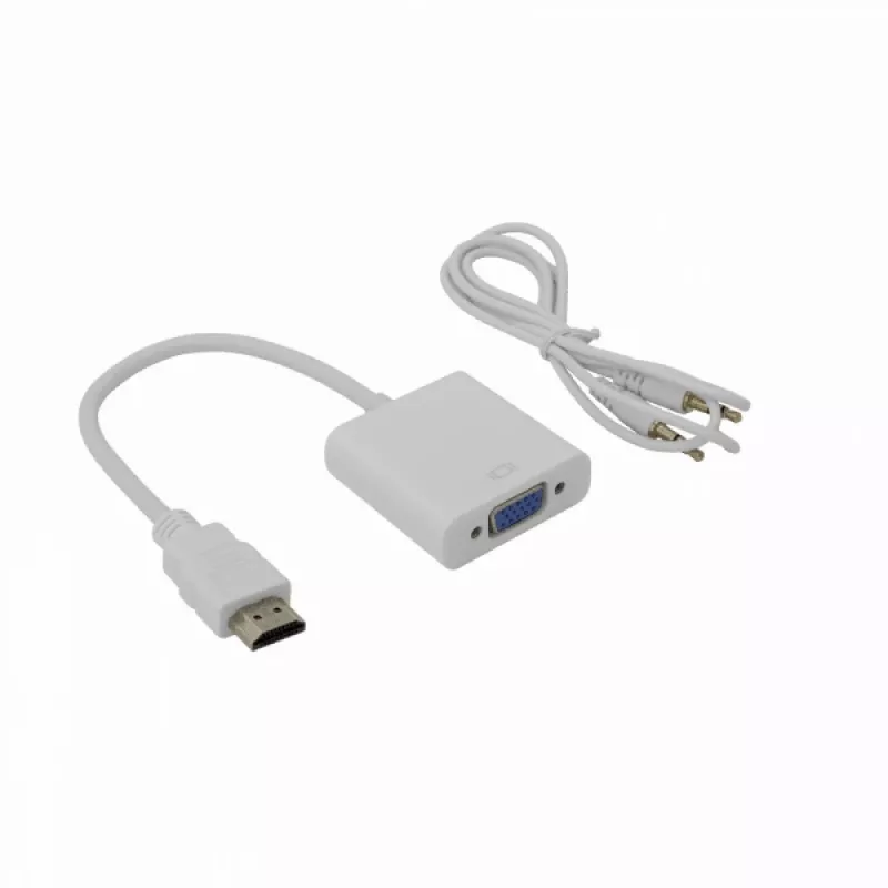 Sbox HDMI V.->VGA M. + Garsas AD.HDMI-VGA+A