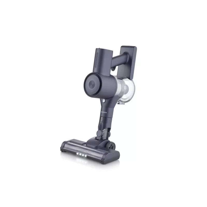 Stick vacuum SEVERIN HV 7178 — belaidis Li‑Ion 2.2 Ah, 130 W, beciklis 0.5 L, mėlynas metalikas