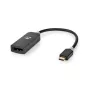 Nedis USB adapteris USB 3.2 Gen1 – USB-C™ kištukas, DisplayPort lizdas, 0,20 m, apvalus, paauksuotas, PVC, pilkas