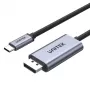 UNITEK V1409A kabelio lyties keitiklis USB-C DisplayPort Juoda, Pilka