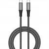 4smarts PremiumCord - USB laidas - USB-C (M) į USB-C (M) - USB 2.0 - 20 V - 5 A - 1,5 m - USB maitinimo šaltinis (100 W) - Juoda