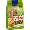 Pilnas granulių pašaras triušiams Vitakraft Menu Vital 3 kg — suaugusiems, grūdų skonio, 12,5% žaliavos ląstelienos, virškinimo palaikymas, maišas