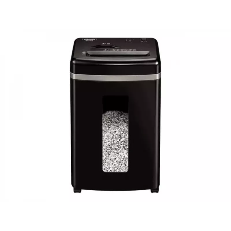 Popieriaus smulkintuvas Fellowes Powershred 450M mikro pjovimo, 9 lapų talpa, 2 x 12 mm, 22 l dėžė, juodas
