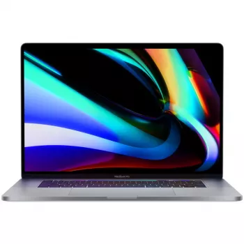 Nešiojamasis kompiuteris Apple MacBook Pro 16 colių (2019 m.) — Intel Core i9 9880H, Radeon Pro 5500M, 64 GB RAM, 1 TB SSD, 3072×1920, kosminė pilka