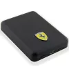 Ferrari Galiabank FEPB5MNCAK 15W 5000mAh Juoda/Juoda Metal Logo MagSafe