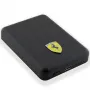 Ferrari Galiabank FEPB5MNCAK 15W 5000mAh Juoda/Juoda Metal Logo MagSafe