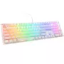 Ducky One 3 RGB klaviatūra Žaidimų USB QWERTY US English Balta Mechaninė Laidinė