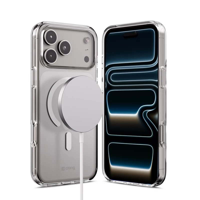 Dėklas MagSafe iPhone 17 Pro Max permatomas