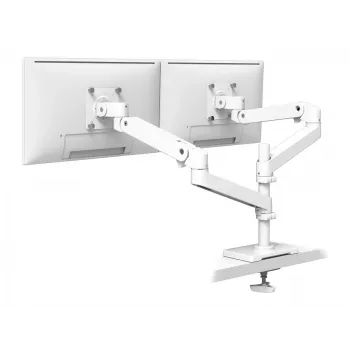Ergotron LX Pro - tvirtinimo komplektas (dviguba svirtis) - 2 LCD ekranams - kiauryminis tvirtinimas - aliuminis - balta - ekrano dydis: iki 61 cm (iki 24 colių) (45-710-290)