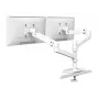 Ergotron LX Pro - tvirtinimo komplektas (dviguba svirtis) - 2 LCD ekranams - kiauryminis tvirtinimas - aliuminis - balta - ekrano dydis: iki 61 cm (iki 24 colių) (45-710-290)
