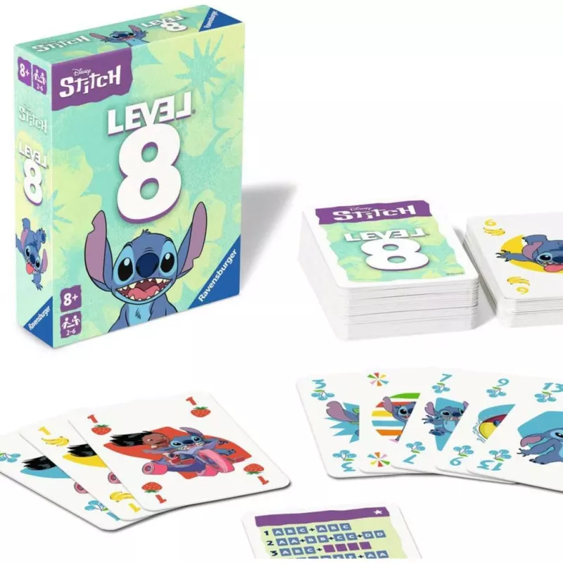 Disney Stitch Level 8, kortų žaidimas