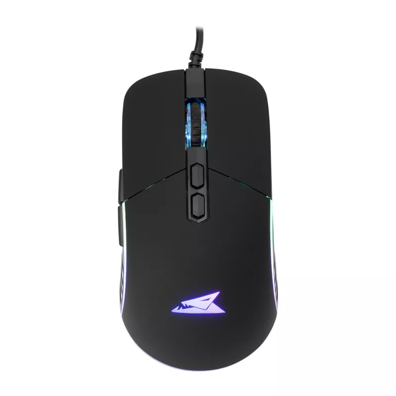 Pelė Baracuda BGM-011 Nautilus Juoda RGB USB