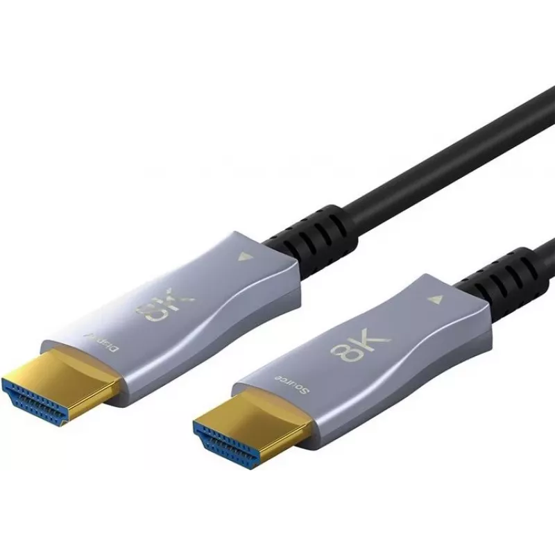 Goobay 65558 HDMI laidas 50 m HDMI A tipo (standartinis) juoda - pilka (65562)
