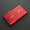 HDD/SSD dėklas QOLTEC 51860 2,5 colio SATA III diskams, USB Type-A, 5 Gbit/s, aliuminis, raudonas