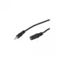 Wentronic Goobay 3,5 mm lizdo ilginimo laidas, juodas, 10 m - 3,5 mm kištukas (3 kontaktų, stereofoninis) > 3,5 mm lizdas (3 kontaktų, stereofoninis) (50935)