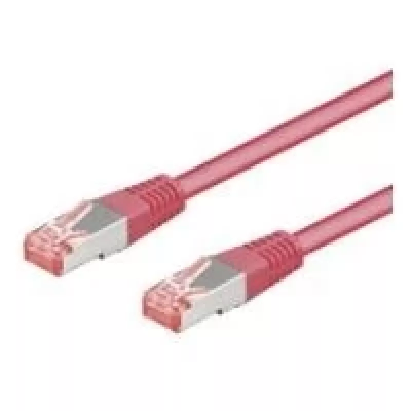 Tinklo kabelis Goobay CAT 6-2000 SSTP PIMF 20m Magenta