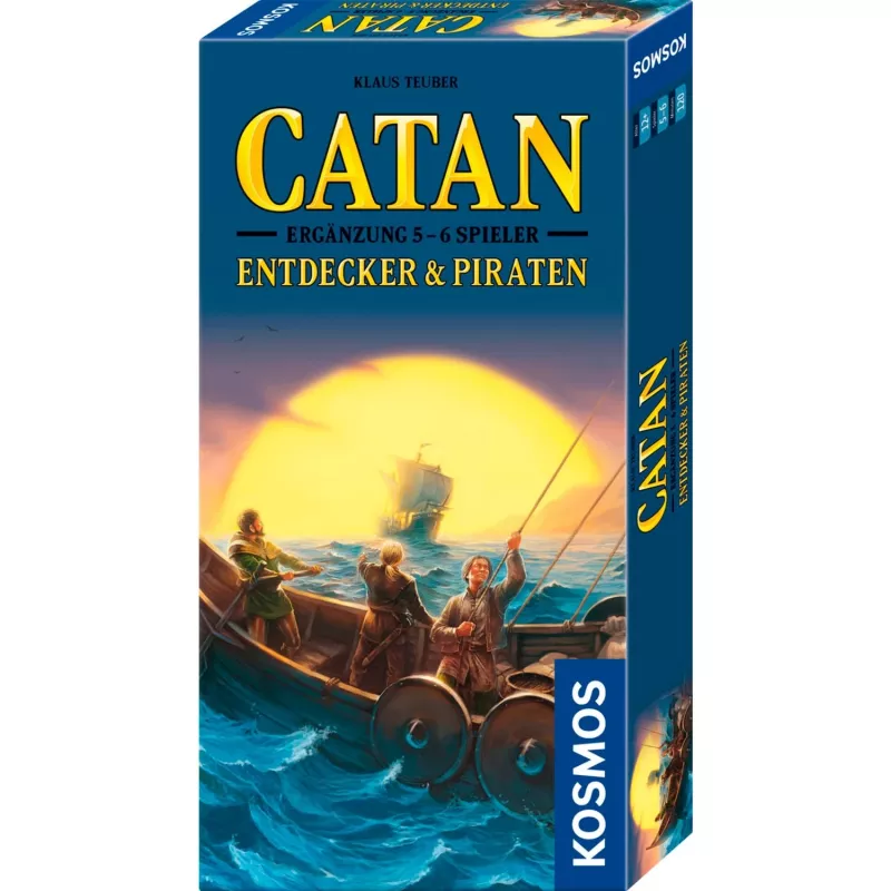 Catan – „Tyrinėtojai ir piratai“ plėtinys, stalo žaidimo plėtinys