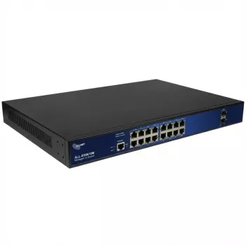 Ethernet Switch ALLNET ALL-SG8618M — 16 x 10/100 Mbps + 2 uplink ports