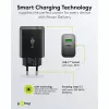 Goobay USB-C PD GaN dvigubas greitasis įkroviklis 30 W juodas (75335)