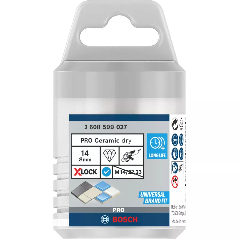 Bosch 2 608 599 027 gręžimo skylių pjūklas kampiniam šlifuokliui 1 vnt.