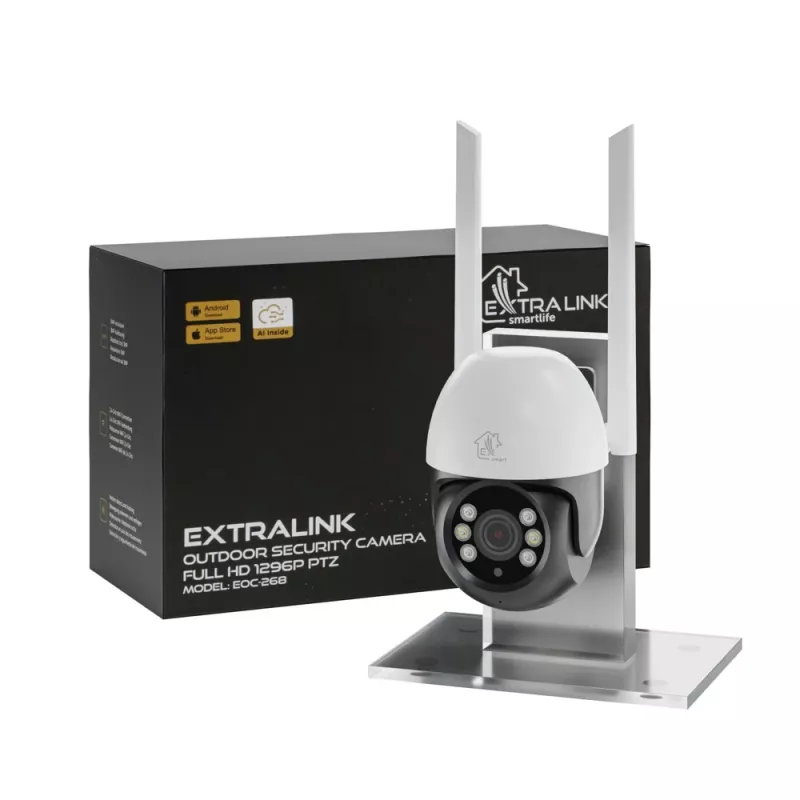 Extralink Perun lauko apsaugos kamera EOC-268 | IP kamera | 1296p, PTZ
