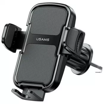 Automobilinis laikiklis usams ZJ085 juodas — transporto priemonės išmaniojo telefono laikiklis, reguliuojama rankena