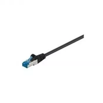 Wentronic Goobay CAT 6a komutacinis kabelis, S/FTP (PiMF), juoda, 50 m - LSZH be halogenų, varis (94906)