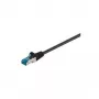 Wentronic Goobay CAT 6a komutacinis kabelis, S/FTP (PiMF), juoda, 50 m - LSZH be halogenų, varis (94906)