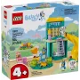 LEGO kaladėlių rinkinys 11201 Žaidimų aikštelės pramogos su Blue ir Chloe – mini figūrėlės, žaidimo scena