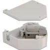 Delock - Modulinis adapteris - montuojamas ant DIN bėgelio - CAT 6a - STP - Pilkas - 1 jungtis (86014)