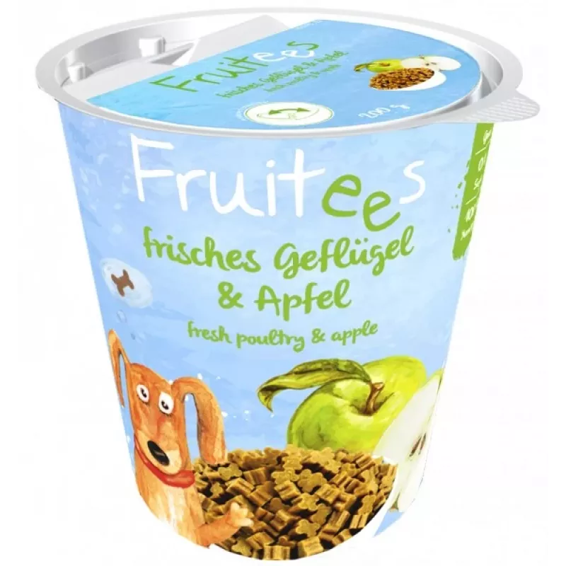 Skanėstas šunims ir katėms Bosch Tiernahrung Fruitees 200 g — paukštiena, be cukraus