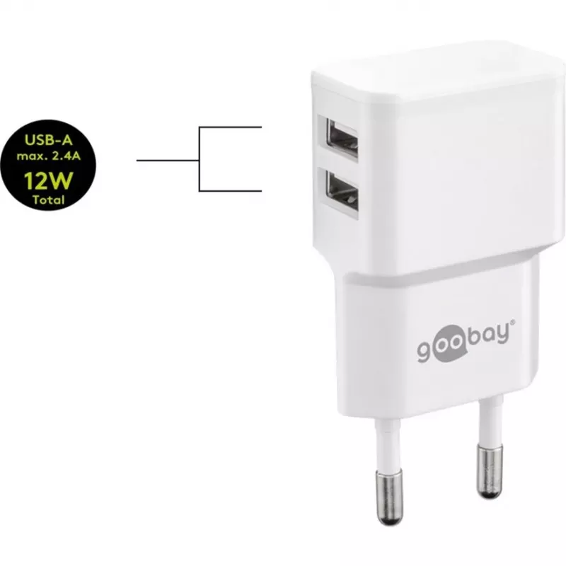 „Goobay 44985“ mobiliojo telefono laidas, baltas