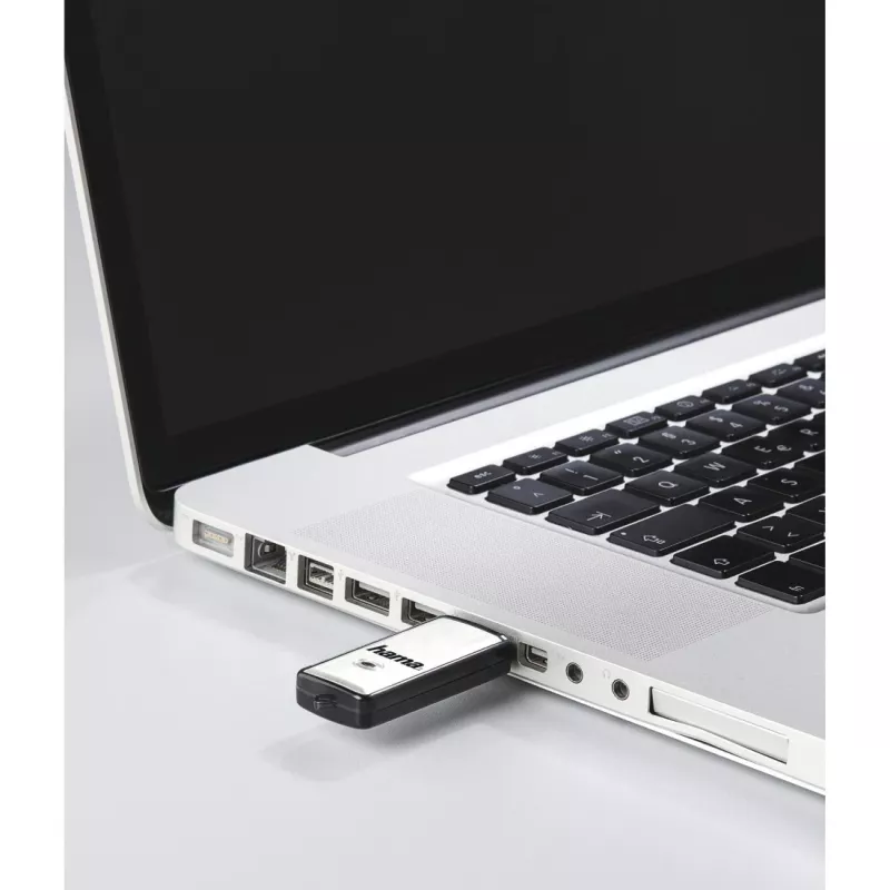 Hama Fancy USB atmintinė 64 GB USB Type-A 2.0 juoda, sidabrinė