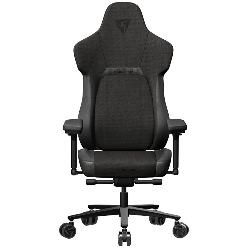 Universali žaidimų kėdė Thunder X3 CORE Loft — paminkštinta sėdynė ir atlošas, aukštis 134–144 cm, sėdynės plotis 55 cm, juoda