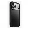 Mobiliojo telefono dėklas Nomad Rugged Leather Case, skirtas Apple iPhone 17 Pro, oda/TPU/PC/aliuminis, tinka 16 cm (6,3 colio) ekranams, juodas
