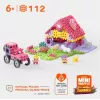 Žaislinis konstravimo rinkinys Marioinex Mini Waffle 112 dalių – Ūkininkas Urocze Ranczo, įvairiaspalvis, amžius 6+