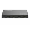 Digitus 4K HDMI jungiklis 3x1, metalinis, juodas, 18 Gbit/s