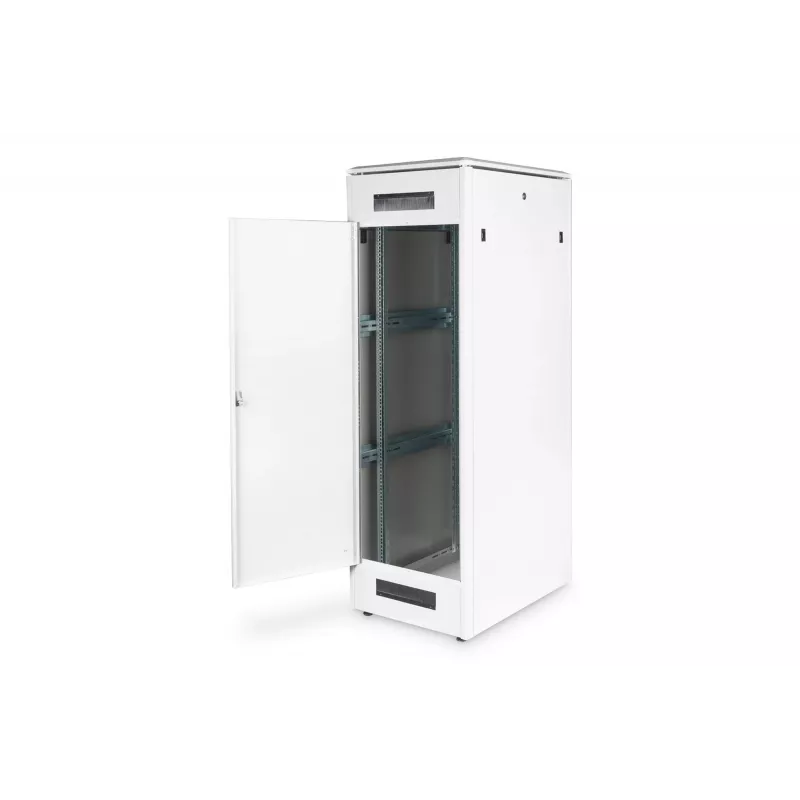 DIGITUS 36HE Unique tinklo spinta 600x800mm stiklinės durys pilka