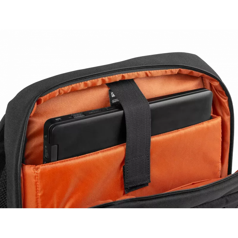 NATEC Niala Ginger Orange 39,6 cm (15,6 inch) Kuprinė Juoda