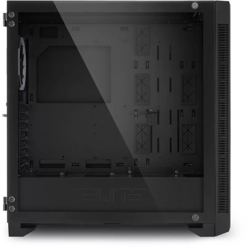 PC Case Sharkoon ELITE SHARK CA200G Midi Tower Juoda