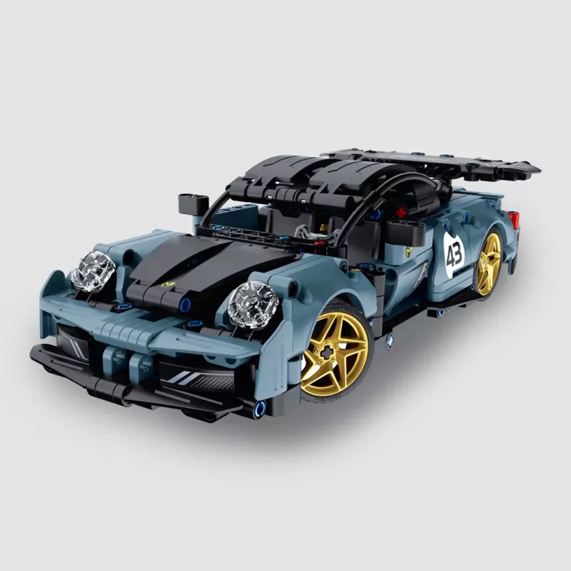 iM.Master 8043 RC Super Car konstrukcinės kaladėlės, 449 dalys, grafito spalvos