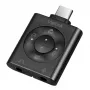 USB3.2 garso adapteris USB-C/M į 2x 3,5 mm/F 7.1