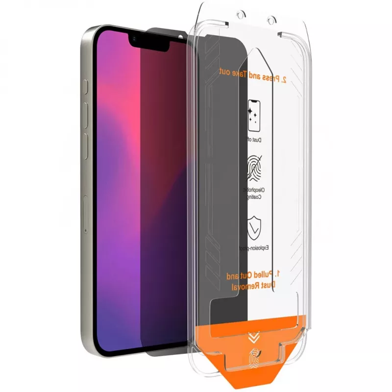 4smarts Second Glass Privacy ekrano apsauga Apple iPhone 13 13 Pro 14 16e Grūdintas stiklas