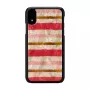 Išmaniojo telefono dėklas iKins, skirtas iPhone XR — trumpas „pyrago“ dizainas, juodas