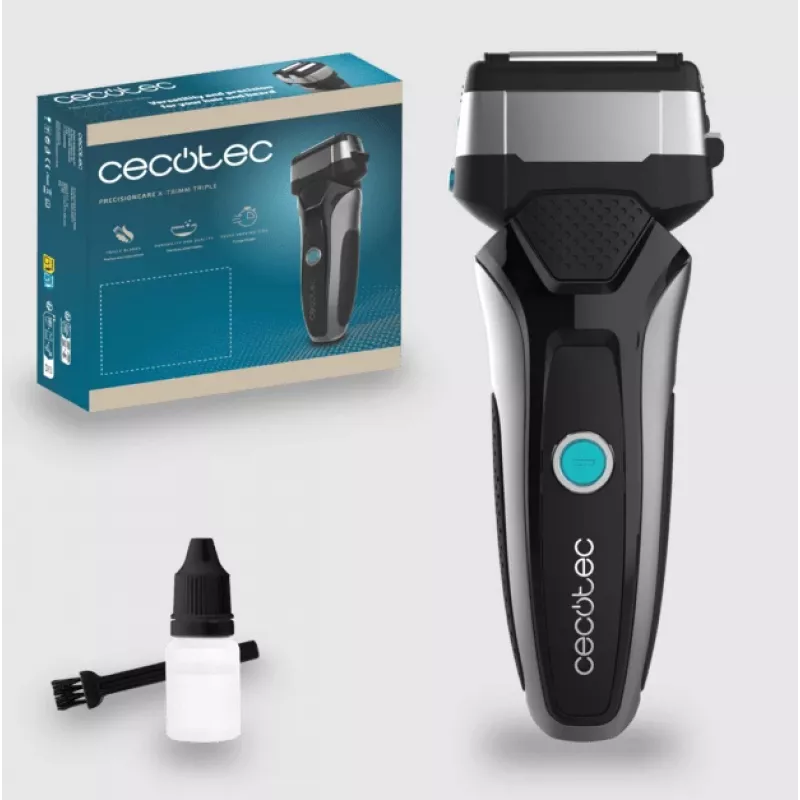 Elektrinis barzdaskutė CECOTEC PrecisionCare X-Trimm Triple Shaver — 3 peiliukai, atsparus vandeniui
