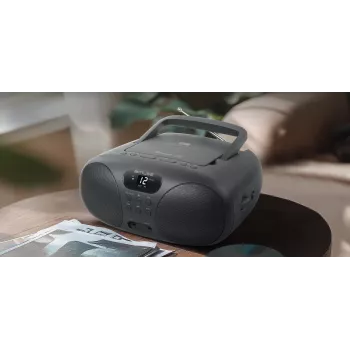 „Muse“ nešiojamasis radijo imtuvas ir CD grotuvas su „Bluetooth“ | MD-208BT | AUX įvestis